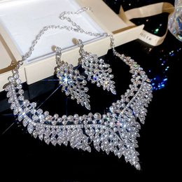 Grand Cascade Crystal Bridal Jewelry Set