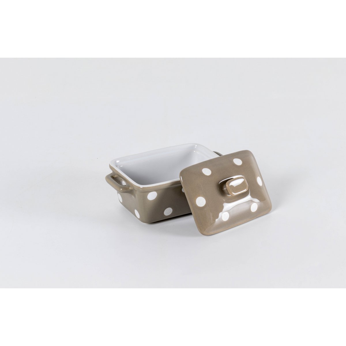 Beurrier beige à pois Isabelle Rose