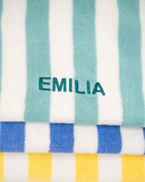 Kids Bath Beach Poncho Aqua