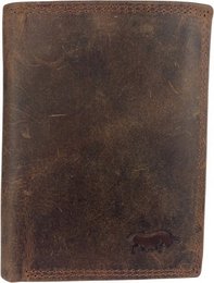 Wallet Men Cognac RFID Anti Skim Mens Wallet Real Leather