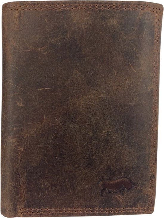 Wallet Men Cognac RFID Anti Skim Mens Wallet Real Leather