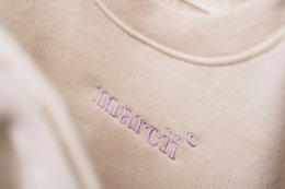HOODIE "PureNature" - Embroidery Blue