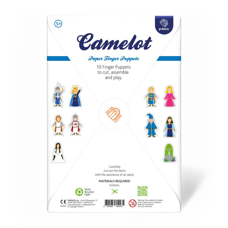 Camelot Paper Finger dukker