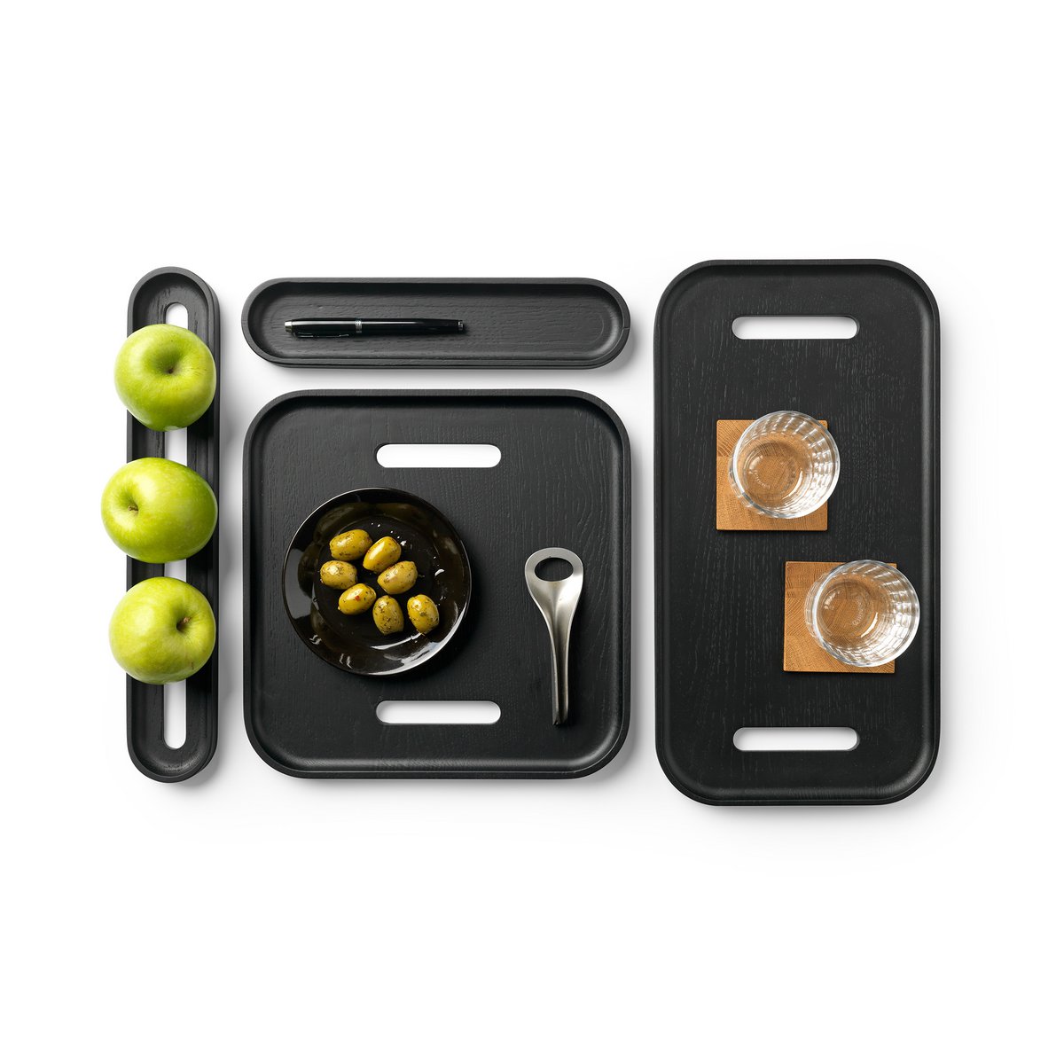 Small tray (30x30cm) Eikenhout