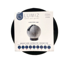 Anillo de metal Lumiz L - 18 cm - negro