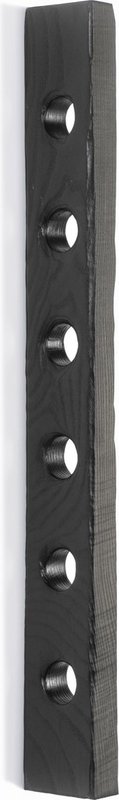 Tu Las™ trævægmonteret vinreol - 77 x 9 x 4 cm - flydende vinflaskeholder - asketræ