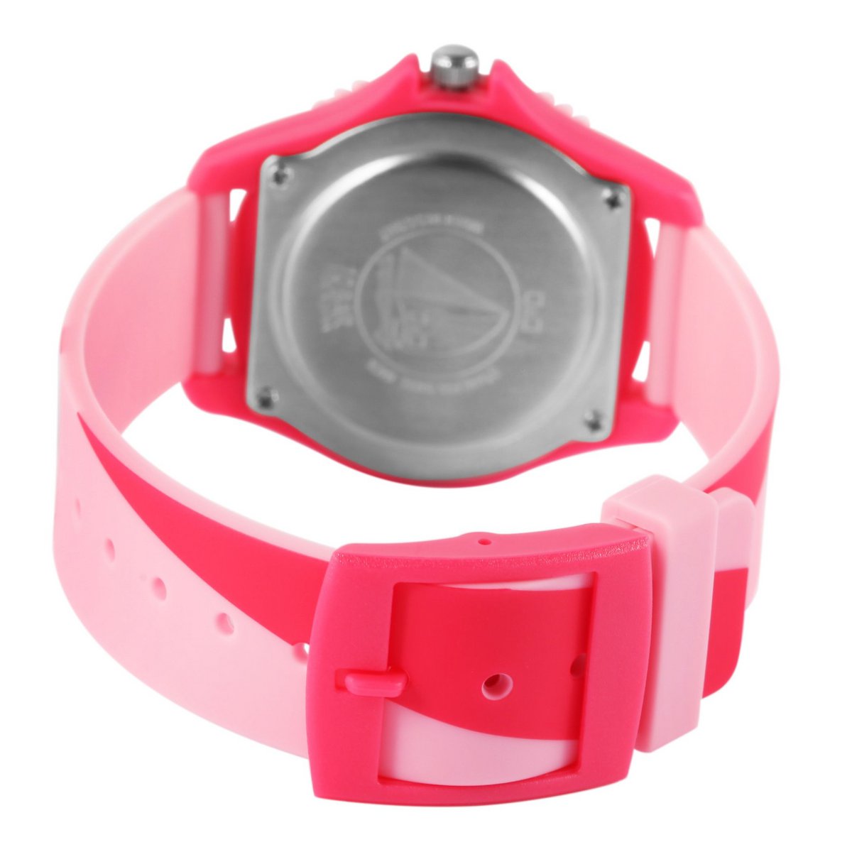 Q&Q children's watch, silicone strap, "Space", pink, 10 bar, Ø 35 mm