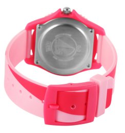 Q&Q children's watch, silicone strap, "Space", pink, 10 bar, Ø 35 mm