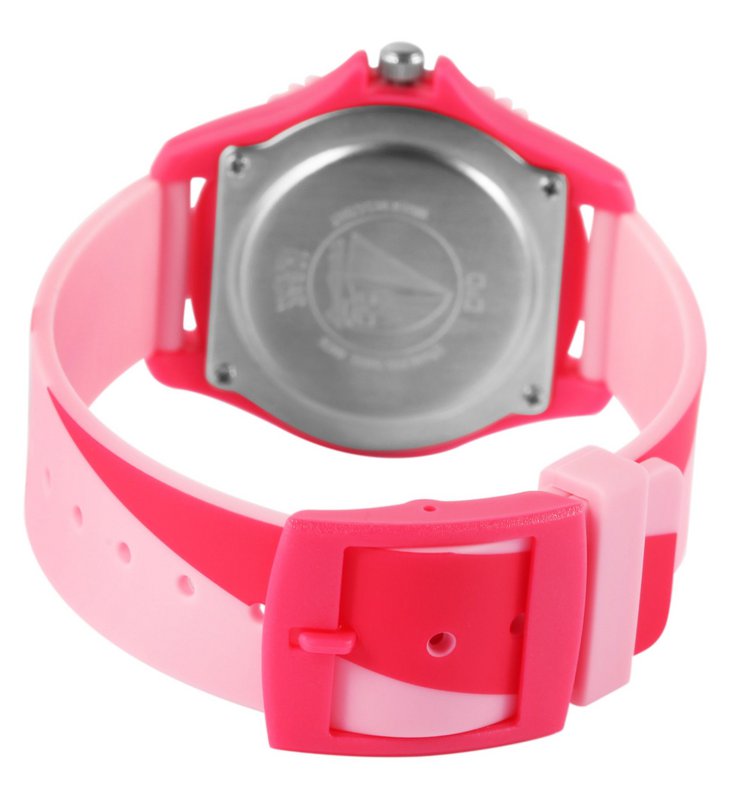 Q&Q children's watch, silicone strap, "Space", pink, 10 bar, Ø 35 mm