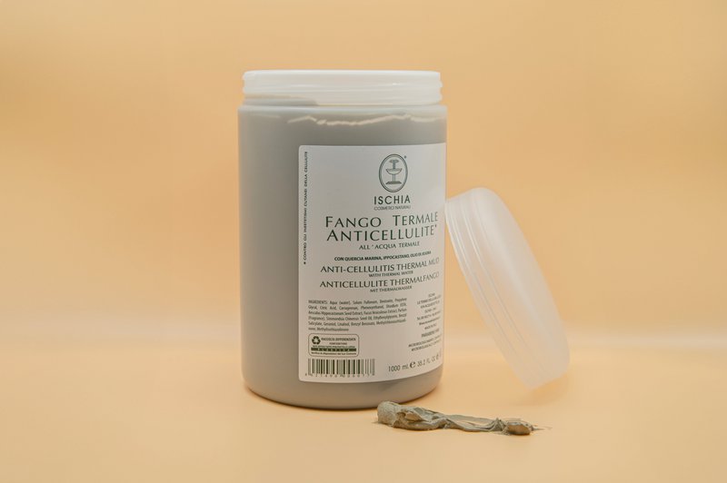Anticellulite termisk mudder - 1000 ml krukke