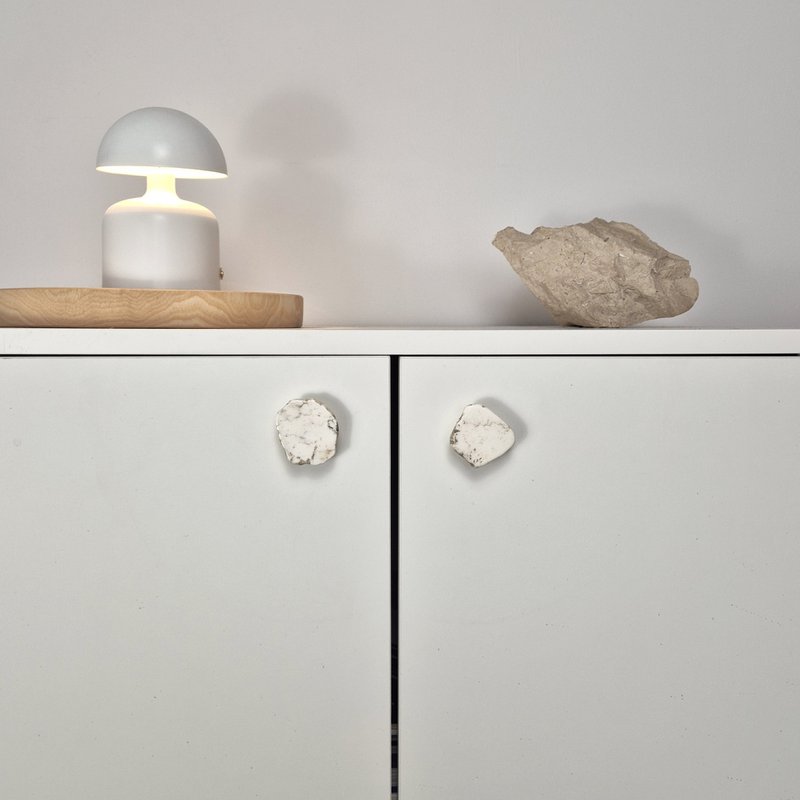 Pomo para mueble de piedra