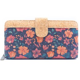Foldepung Mandala blomstermønster- Vegan Cork Wallet BAG-2220