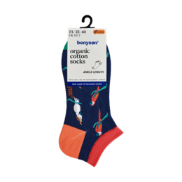Calzini Benyson in cotone biologico - 2 paia - Pappagalli