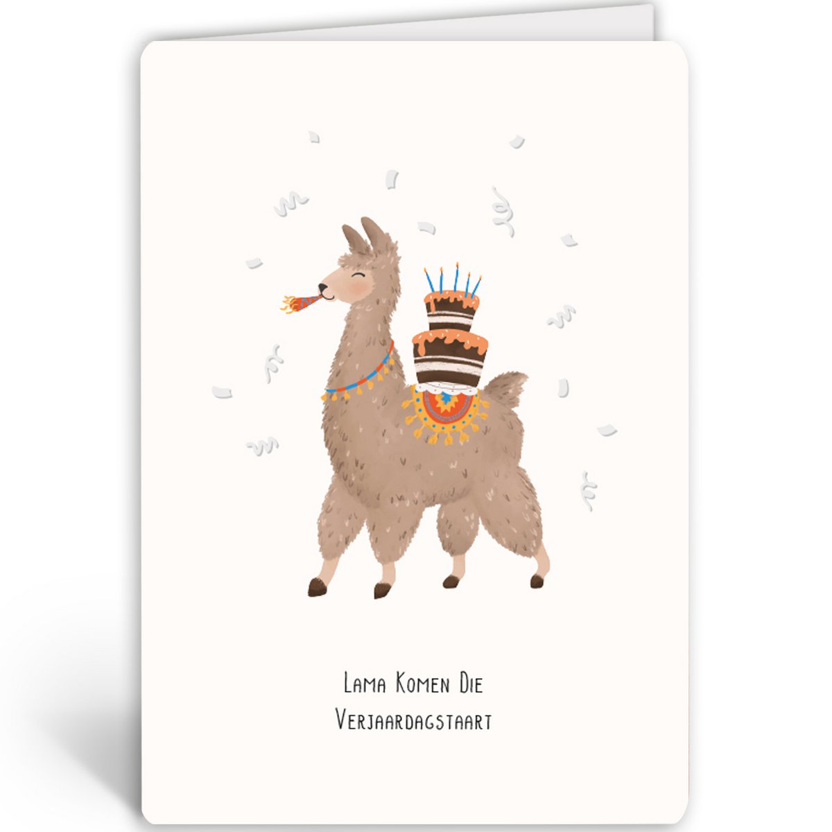 Enfls3841 - Lama Come That Birthday Cake