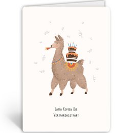 Enfls3841 - lama ven ese pastel de cumpleaños