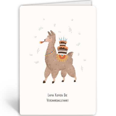 ENFLS3841 - Lama Komen Die Verjaardagstaart