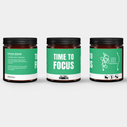 Gift Candle – FOCUS MOOD – Scented Handmade Soy wax