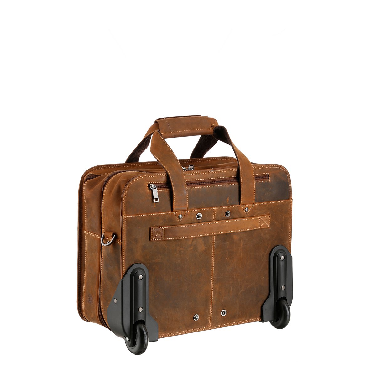 Vintage business trolley leather 1549-25