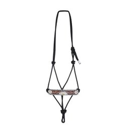 Rope halter with sunflower design, suitable for pets in various sizes including pony, cob, and full.