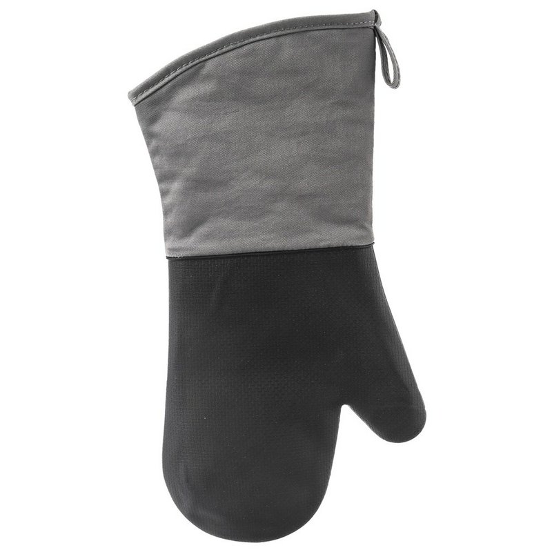 Ofenhandschuh Silikon Black 40x20 cm
