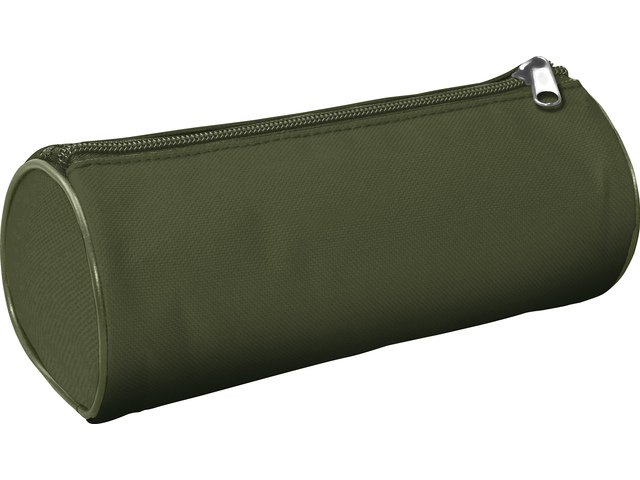 Trousse à stylo Kangaro ronde 20x8,5cm vert foncé