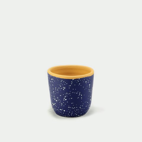 Splashed planter Blue