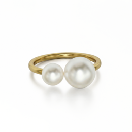 Rond de serviette - Or Perle