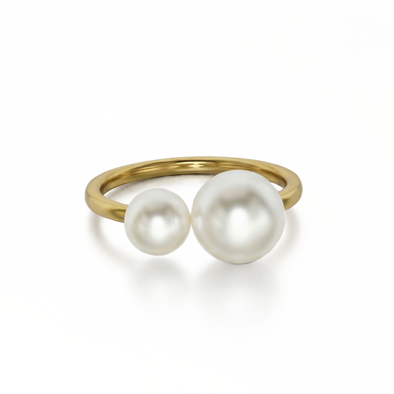 Rond de serviette - Or Perle