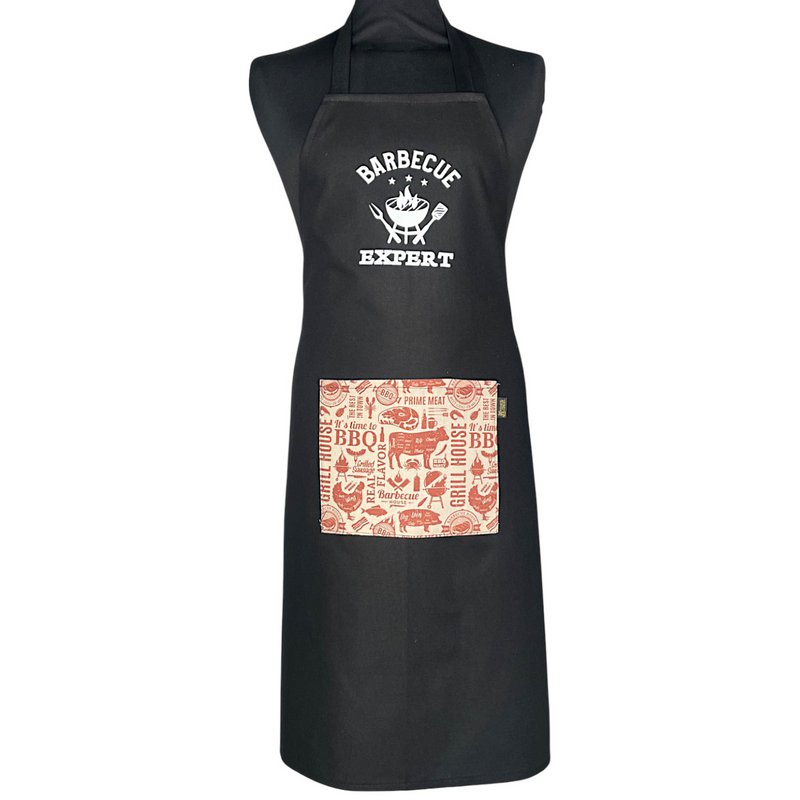 Apron, "Barbecue expert" black