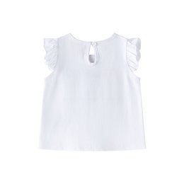 Baby T-shirt with ruffle sleeves and ice cream BGV66553