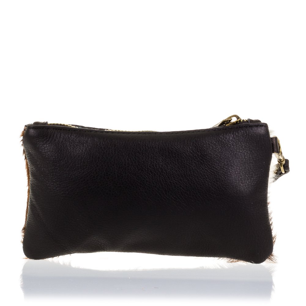 Florence Artegiani. Mattarello Dames handtas Echt leer Cavallino Leopard Large Dollaro