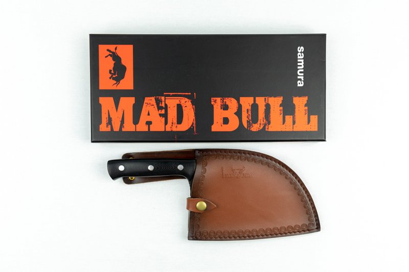 Samura Mad Bull Serbian Chef's Knife 180 mm, Black Handle