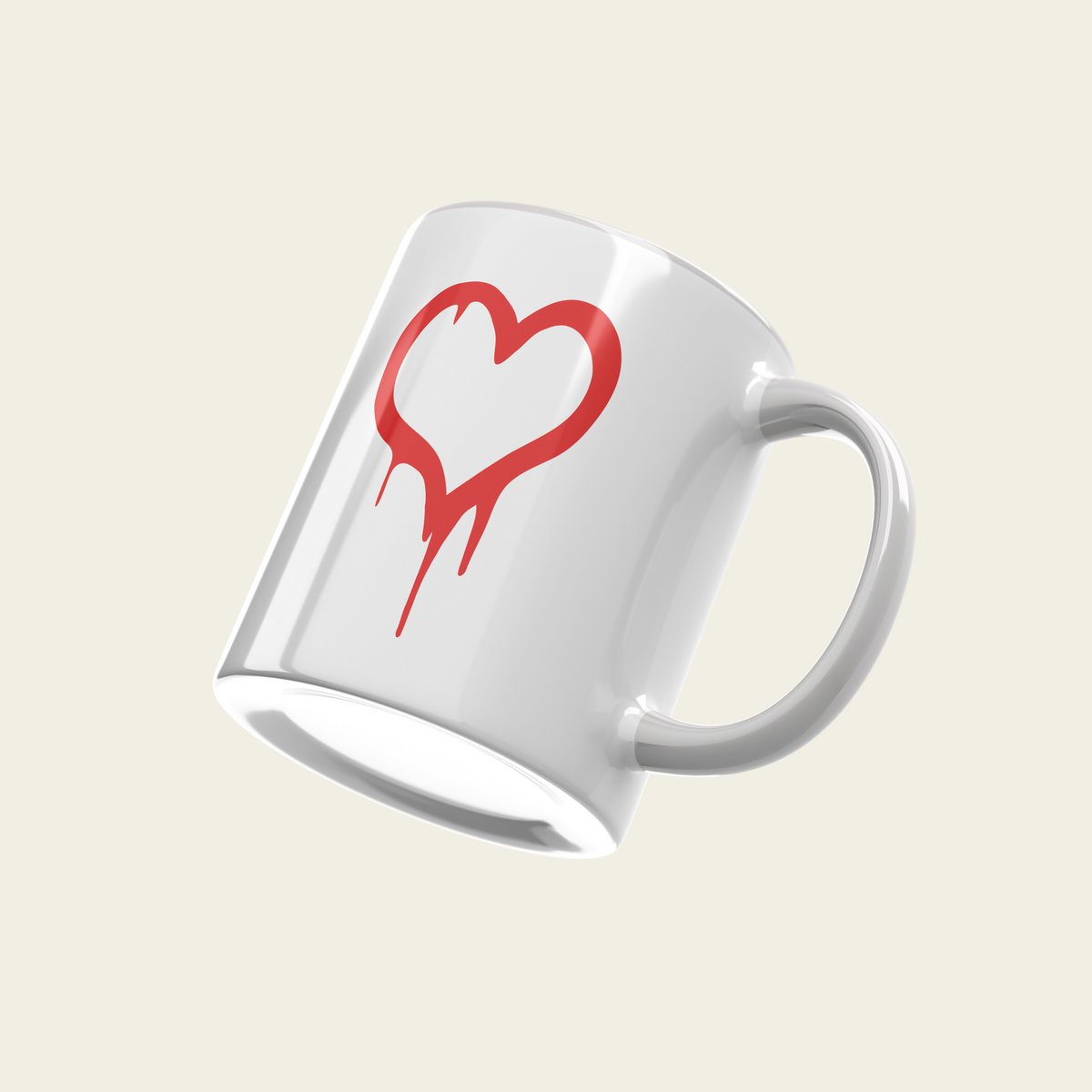 Taza Cerámica Banksy 325ml - Love rat