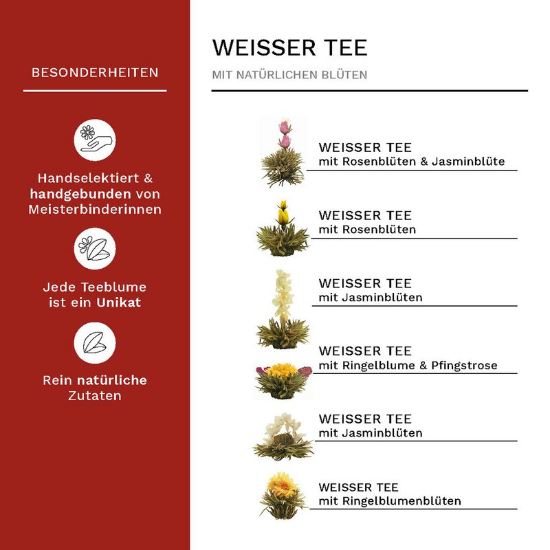 ErblühTea geschenkdoos witte thee (6 soorten)