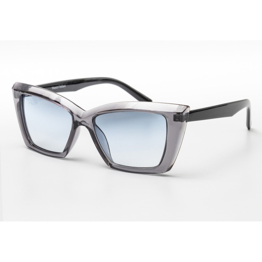 Gafas de sol cuadradas transparentes grises degradado – UV400 | Gafas modernas