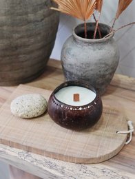 Scented Coconut Candle