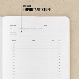 Bulletjournal Stationery Notebook
