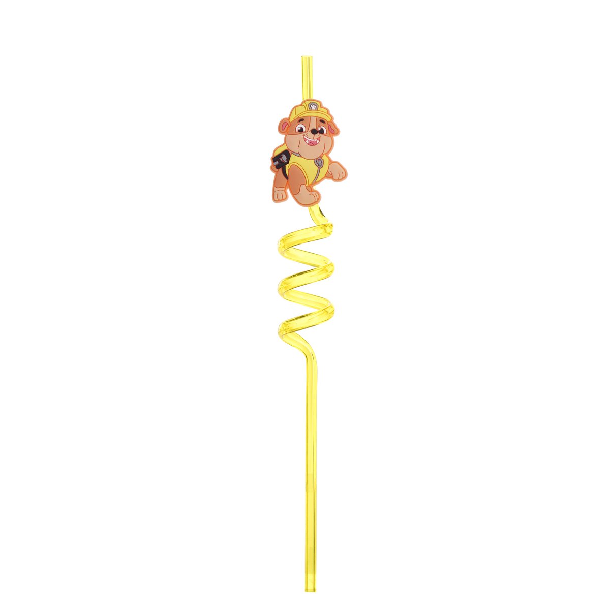 Paw Patrol, Set mit 4 Trinkhalmen, wiederverwendbar, Glasstrohhalme für Cocktails, Smoothies, Tee, ökologisch, widerstandsfähig