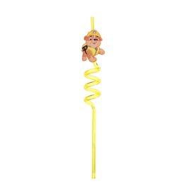 Paw Patrol, Set mit 4 Trinkhalmen, wiederverwendbar, Glasstrohhalme für Cocktails, Smoothies, Tee, ökologisch, widerstandsfähig