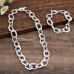 Bracciale con catena a maglie ovali
