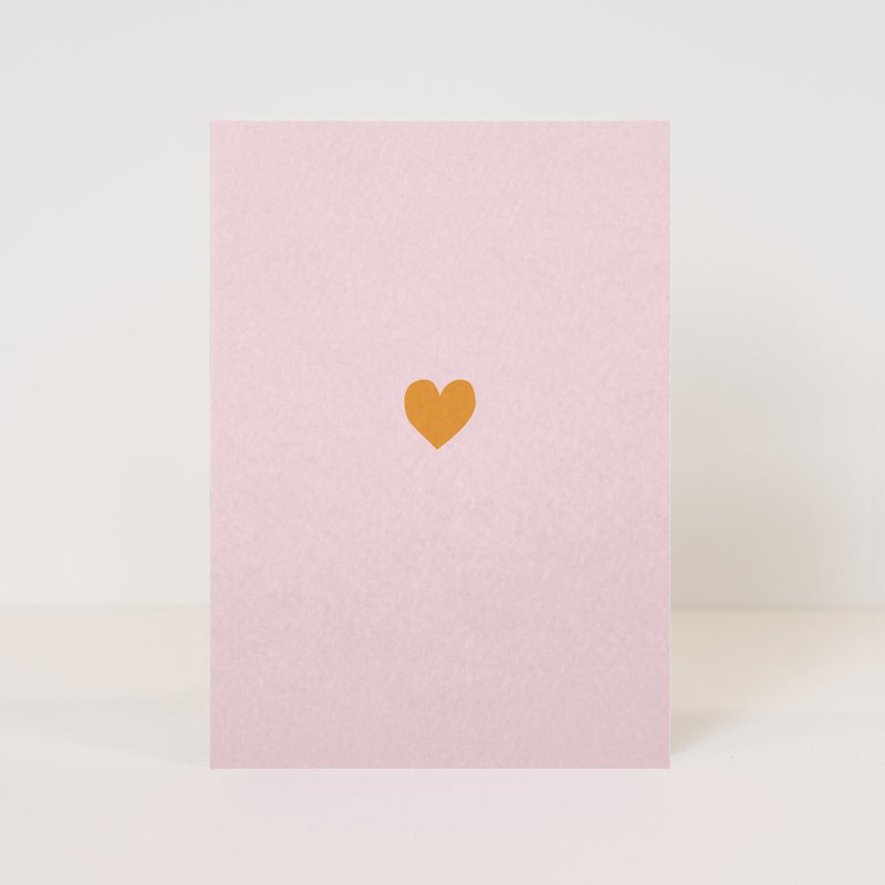 postcard 'with love'