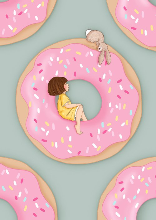 Postkort donutdage
