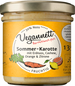 Sommerkarotte Orange Bioaufstrich