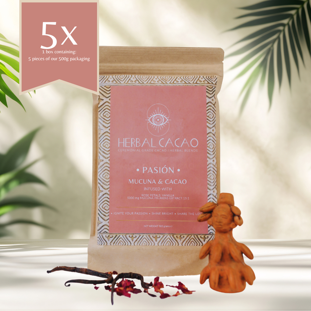 Rose & Ceremonial Cacao | Pasión | 500gram (5 pieces)