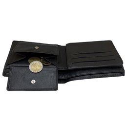 Arrigo - Geldbörse Herren - Braunes und Schwarzes Leder - Brieftaschenmodell - Geldbörse