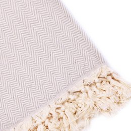 Light Gray 200 cm x 260 cm 100% Cotton