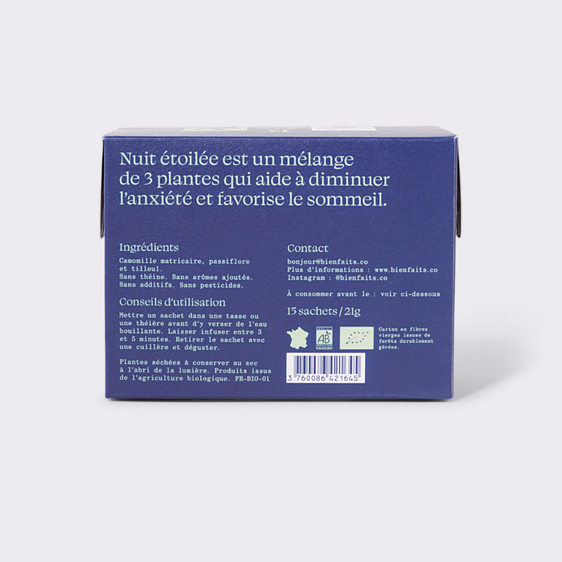 Starry Night Infusion ⸱ promotes sleep