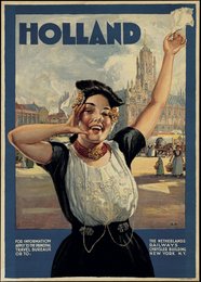 Poster Holland Travel - Poster di viaggio vintage