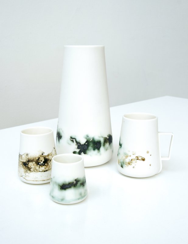 OPGEROLD stor vase