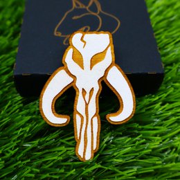 Drewniane lodówki Star Wars - Laserowe ręcznie malowane symbole - Mandalorian, Jedi, Imperium, Rebelianci, Republika, Pierwsze Zamów